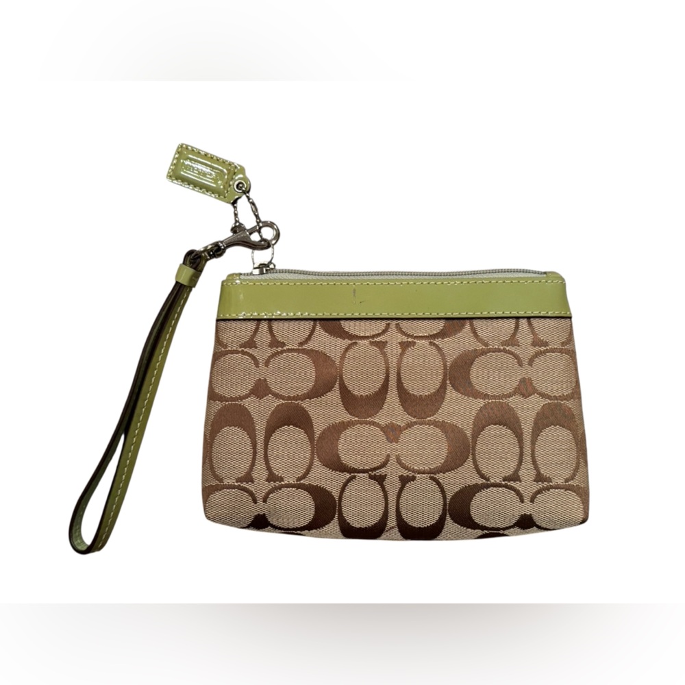 Vintage Coach Wristlet 💚 - Picture 3 of 6